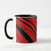 Red Black Animal Print Combo Tasse (Links)