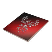 Red Black Ashes und Phoenix Glass Fliese (Seite)