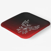 Red Black Ashes und Phoenix Pappteller (Gewinkelt)