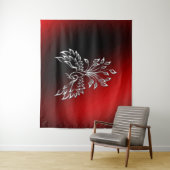 Red Black Ashes und Phoenix Wandteppich (Beispiel)