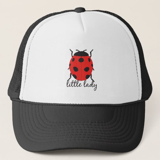 Red & Black Baby Ladybug Niedlich Red Ladybug Inse Truckerkappe (Vorderseite)