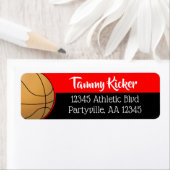 Red & Black Basketball-Adresse (Insitu)