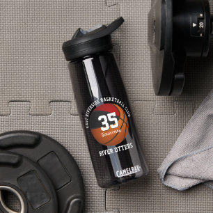 Red Black Basketball Team - Vereinsname Trinkflasche