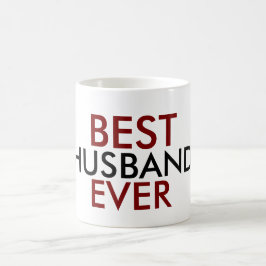 Red Black Best Husband jemals Kaffeetasse