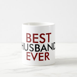 Red Black Best Husband jemals Kaffeetasse