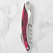 Red Black Blue Petal Kellnermesser (Rückseite)