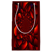 Red Black Blue Petal Kleine Geschenktüte (Vorderseite)