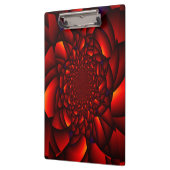 Red Black Blue Petal Klemmbrett (Links)