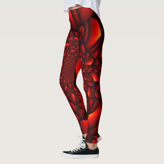 Red Black Blue Petal Leggings (Links)