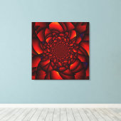 Red Black Blue Petal Leinwanddruck (Insitu (Holzboden))