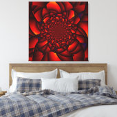 Red Black Blue Petal Leinwanddruck (Insitu (Schlafzimmer))