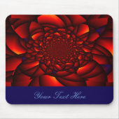 Red Black Blue Petal Mousepad (Vorne)