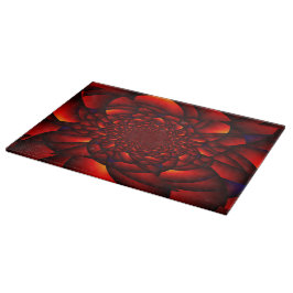 Red Black Blue Petal Schneidebrett