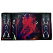 Red Black Blue White Abstrakt Kissenbezug (Vorderseite-Rechts)