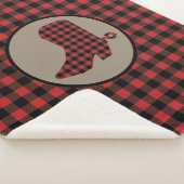 Red Black Buffalo Kariert Cowboy Boot Sherpadecke (3/4)