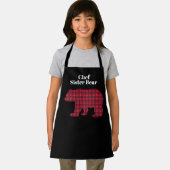 Red Black Buffalo Karierter Koch Sister Bär Schürze (Insitu)