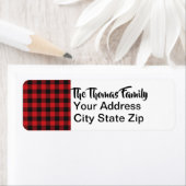 Red Black Buffalo Karierter Weihnachtsfeiertag (Insitu)