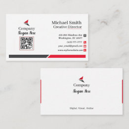 Red & Black Business Cards 3 Pack mit 100 Visitenkarte