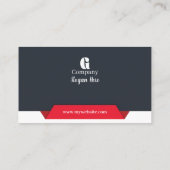 Red & Black Business Cards 6 Pack mit 100 Visitenkarte (Rückseite)