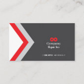 Red & Black Business Cards 8 Pack mit 100 Visitenkarte (Rückseite)