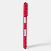 Red Black Checkerboard Case-Mate iPhone Hülle (Rückseite / Rechts)