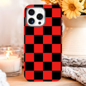 Red Black Checkerboard Case-Mate iPhone Hülle