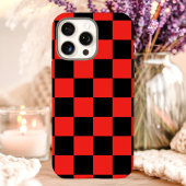 Red Black Checkerboard Case-Mate iPhone Hülle