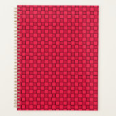 Red Black Checkerboard Planer (Vorderseite)