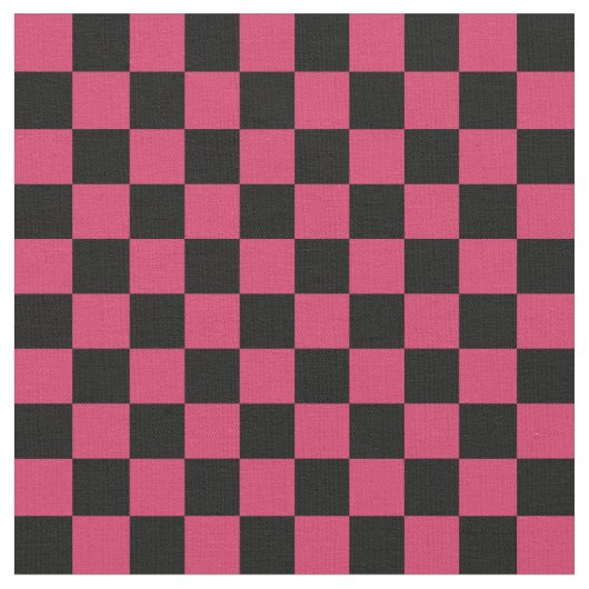 Red & Black Checkerboard Stoff (Nahaufnahme)