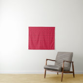 Red Black Checkerboard Wandteppich (Beispiel (Horizontal))