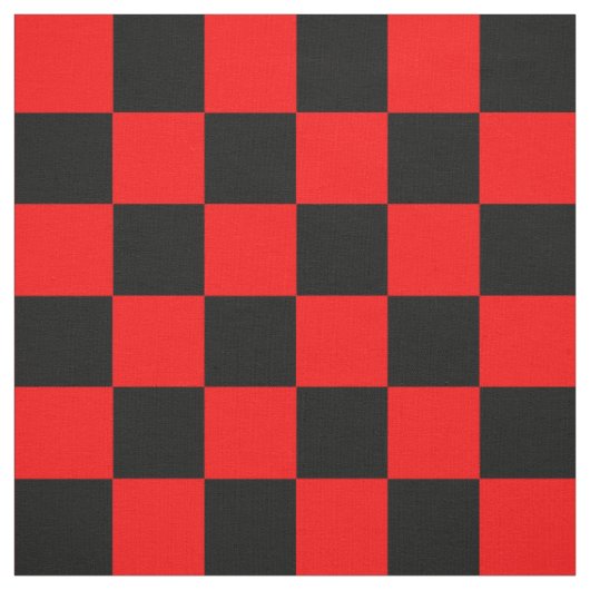Red Black Checkered Karo Pattern Stoff (Muster)