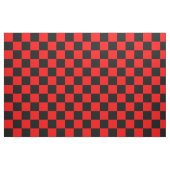 Red Black Checkered Karo Pattern Stoff (Fat Quarter (45,7 x 55,9 cm))