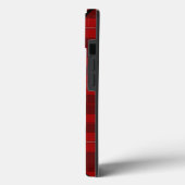 Red & Black Cunningham Tartan Kariert Case-Mate iPhone Hülle (Rückseite / Links)