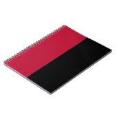 Red & Black CUSTOM Notizblock (Linke Seite)