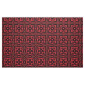 Red & Black Decorative Tribal Geometric Muster Stoff (Fat Quarter (45,7 x 55,9 cm))