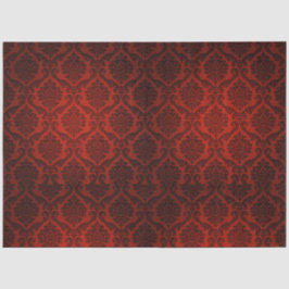 Red Black Demak Gothic 20x30 Decoupage Seidenpapier