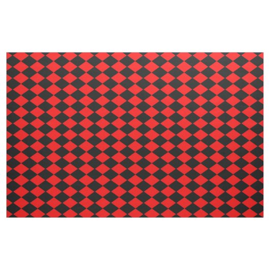 Red Black Diamonds Stoff (Yard (91,4 cm))