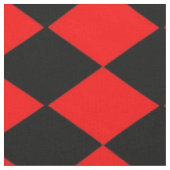 Red Black Diamonds Stoff (Nahaufnahme)