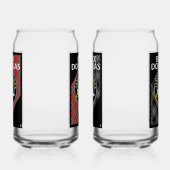 RED & BLACK DOUGLAS Getränkebrille Dosenglas (Links)