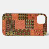 Red Black Egypbal Imitate Patchwork Case-Mate iPhone Hülle (Rückseite (Horizontal))