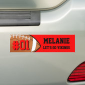 Red Black Football Team Autoaufkleber (Auf Auto)