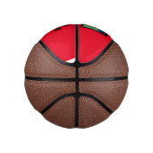 Red Black Foto Basketball Ball (Rechts)