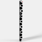 Red Black Geometric Case-Mate iPhone Hülle (Rückseite / Rechts)