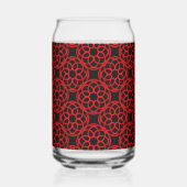 Red Black Geometric Seamless Pattern Dosenglas (Links)