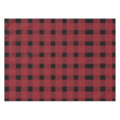 Red Black Gingham Pattern Tischdecke (Vorderseite (Horizontal))