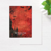 Red Black Gothic Halloween Earring Display Card (Schreibtisch)