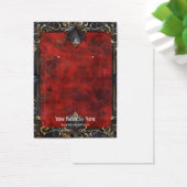 Red Black Gothic Halloween Earring Display Card (Schreibtisch)