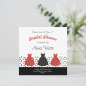 Red Black Gown Necklaces Pattern (Stehend Vorderseite)