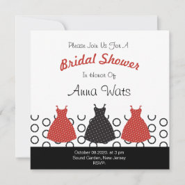 Red Black Gown Necklaces Pattern
