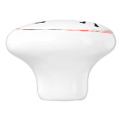 Red Black Great Dane Keramikknauf (Seitenansicht)